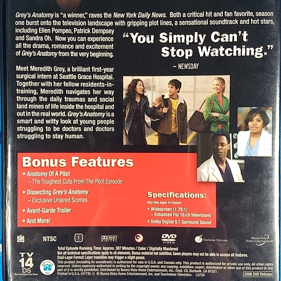 Grey's Anatomy, Season 1 - Picture 4 of 15